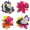 Beistle 24-Pieces Assorted Flower Design Tropical Hair Clips 6"
